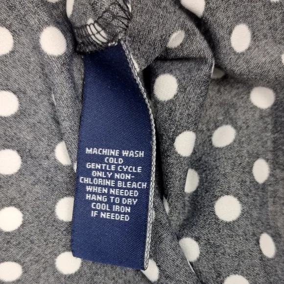 Chaps Polka Dot Dress - Picture 6 of 8